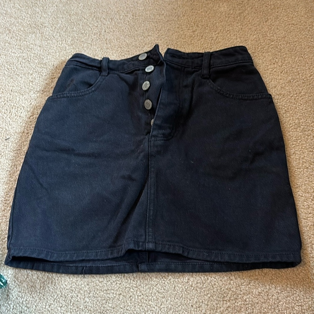 John Galt Black Skirt